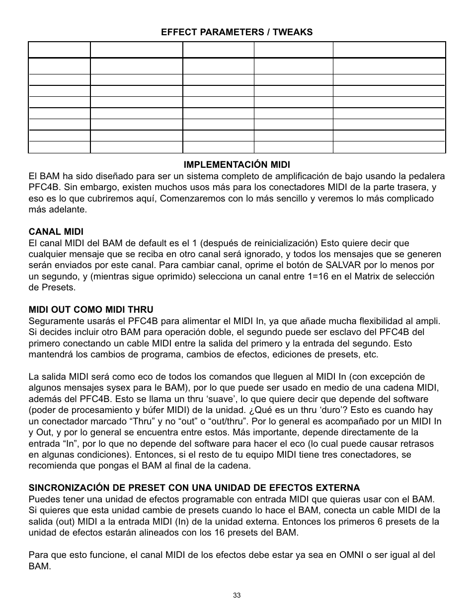 Peavey BAM 210 User Manual | Page 33 / 80