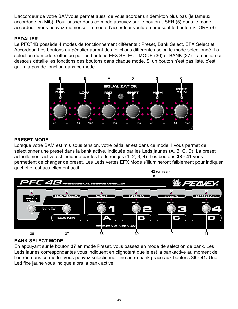 Peavey BAM 210 User Manual | Page 48 / 80