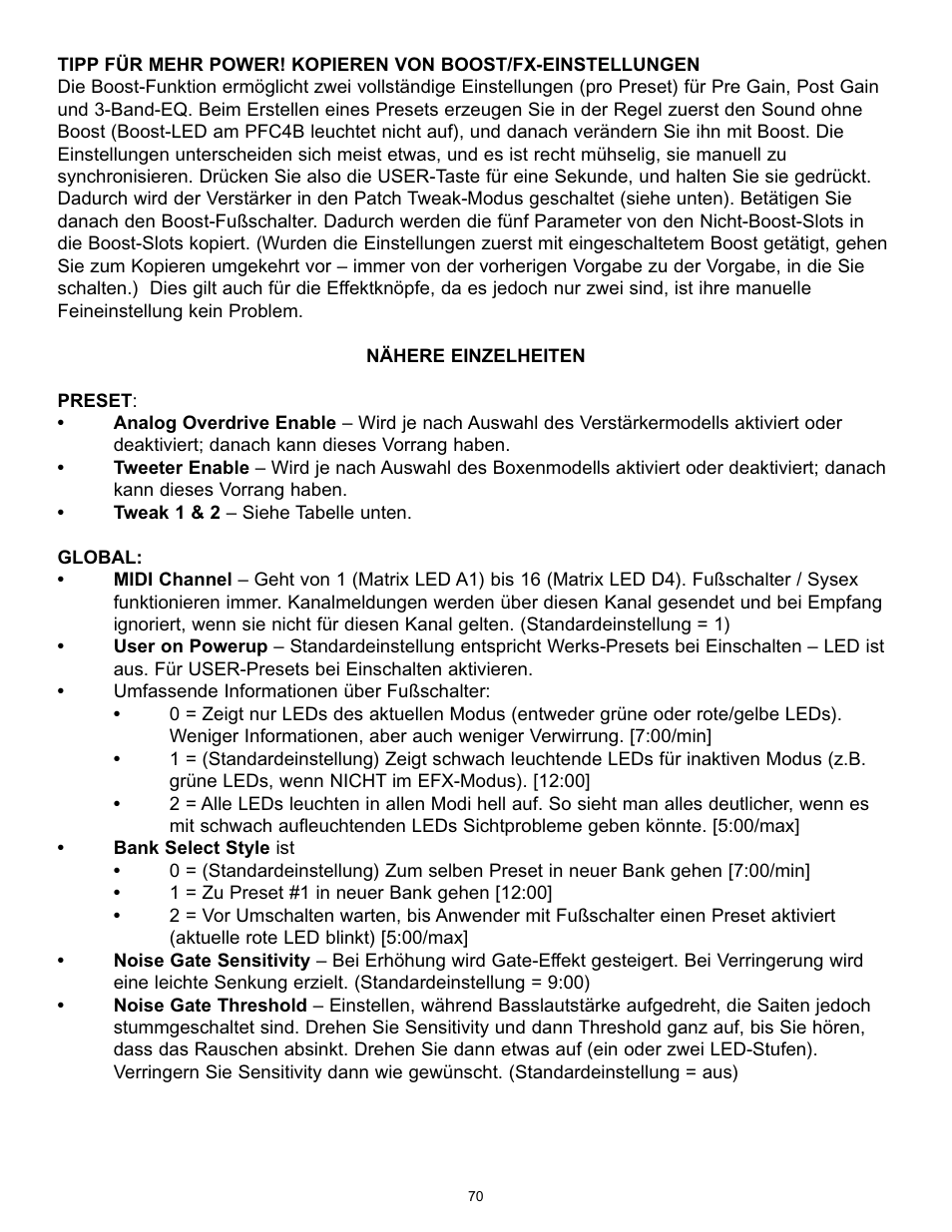 Peavey BAM 210 User Manual | Page 70 / 80