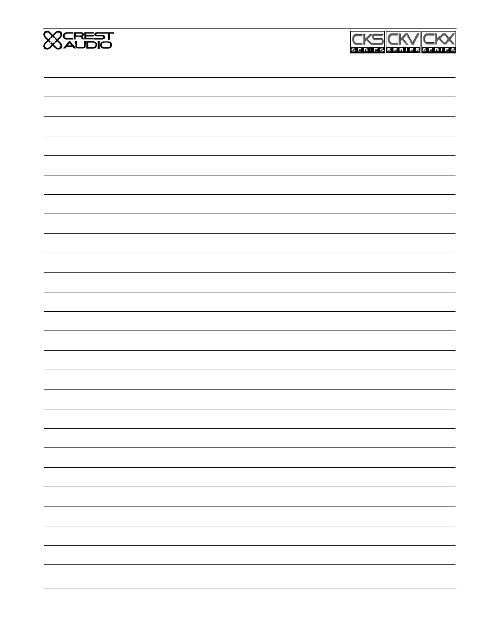 Peavey CKS Series User Manual | Page 19 / 20