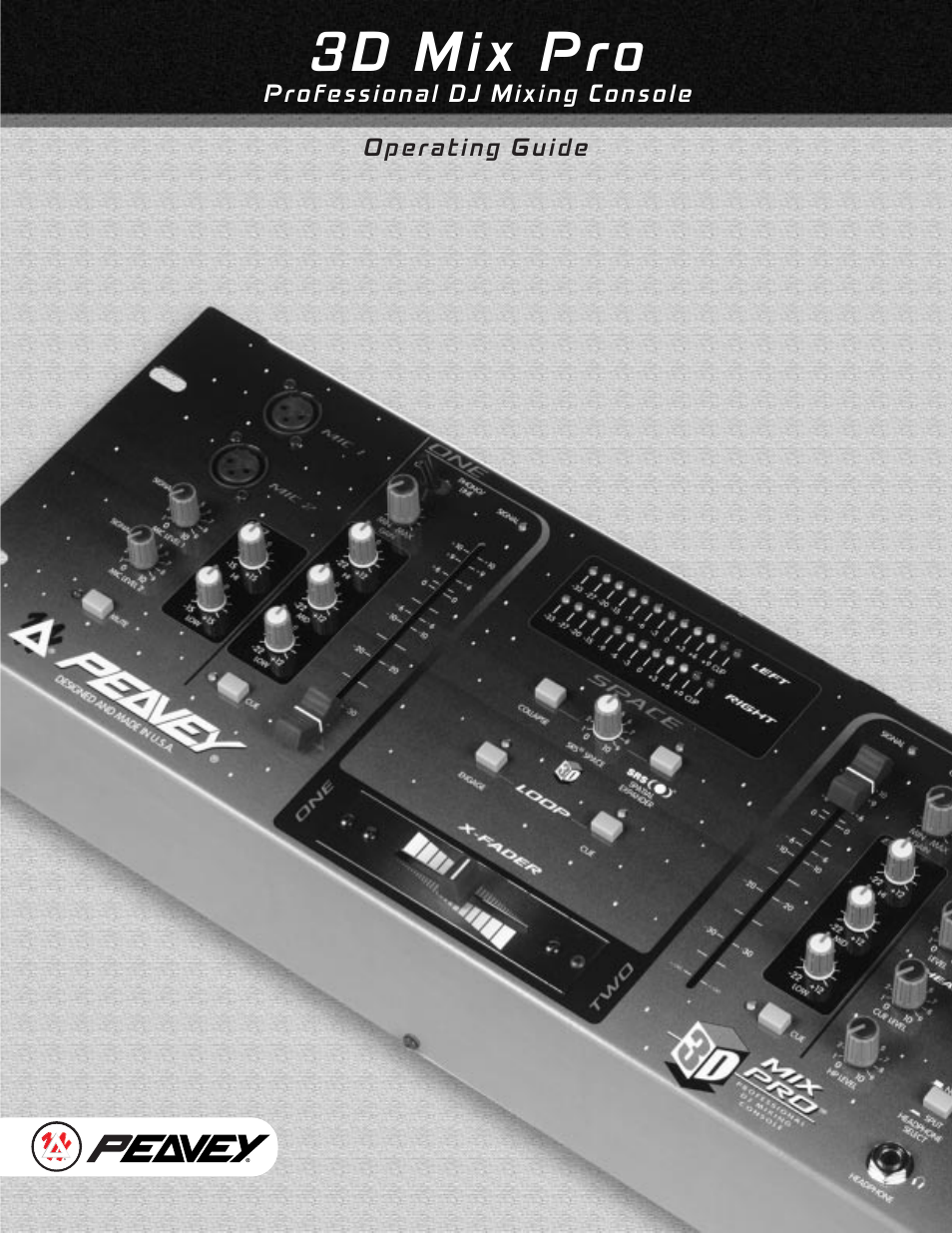 Peavey 3D Mix Pro User Manual | 48 pages