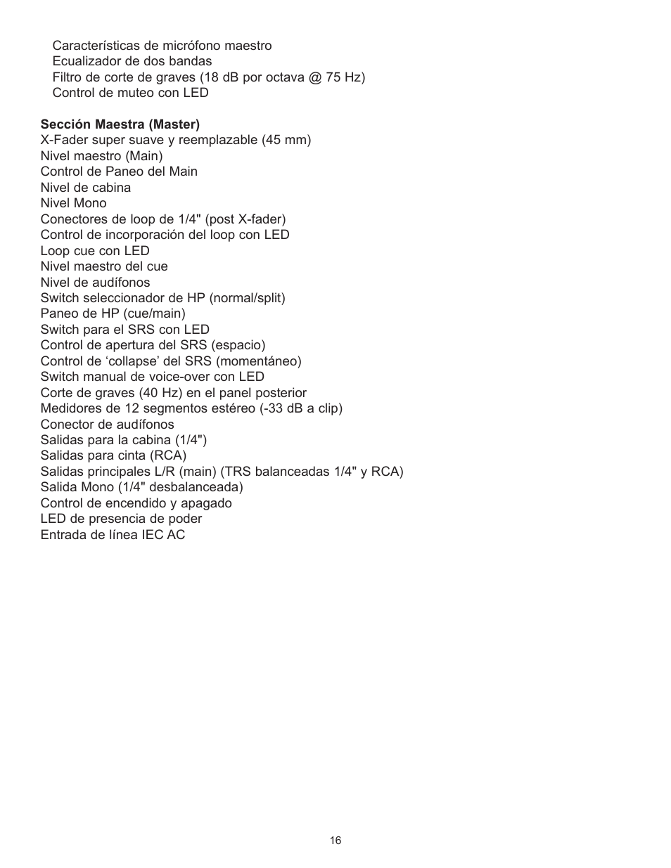 Peavey 3D Mix Pro User Manual | Page 16 / 48