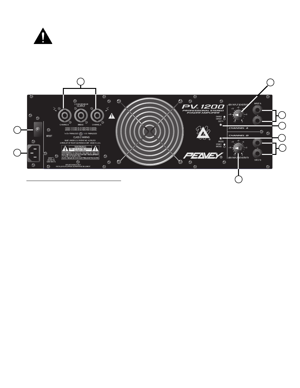 Peavey PV 1200 User Manual | Page 10 / 24