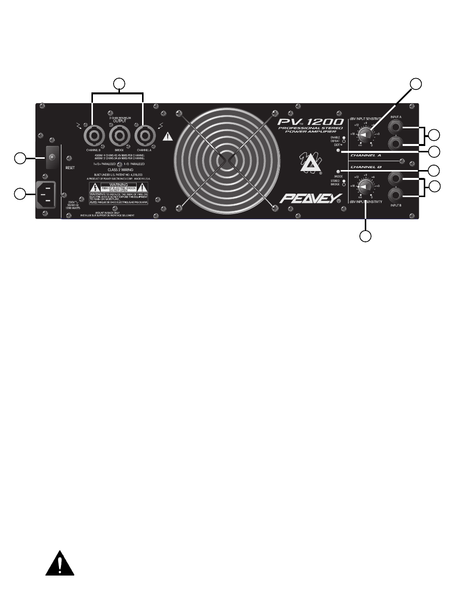 Peavey PV 1200 User Manual | Page 18 / 24