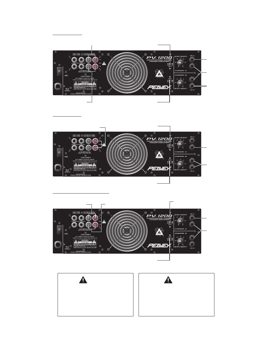 Peavey PV 1200 User Manual | Page 8 / 24