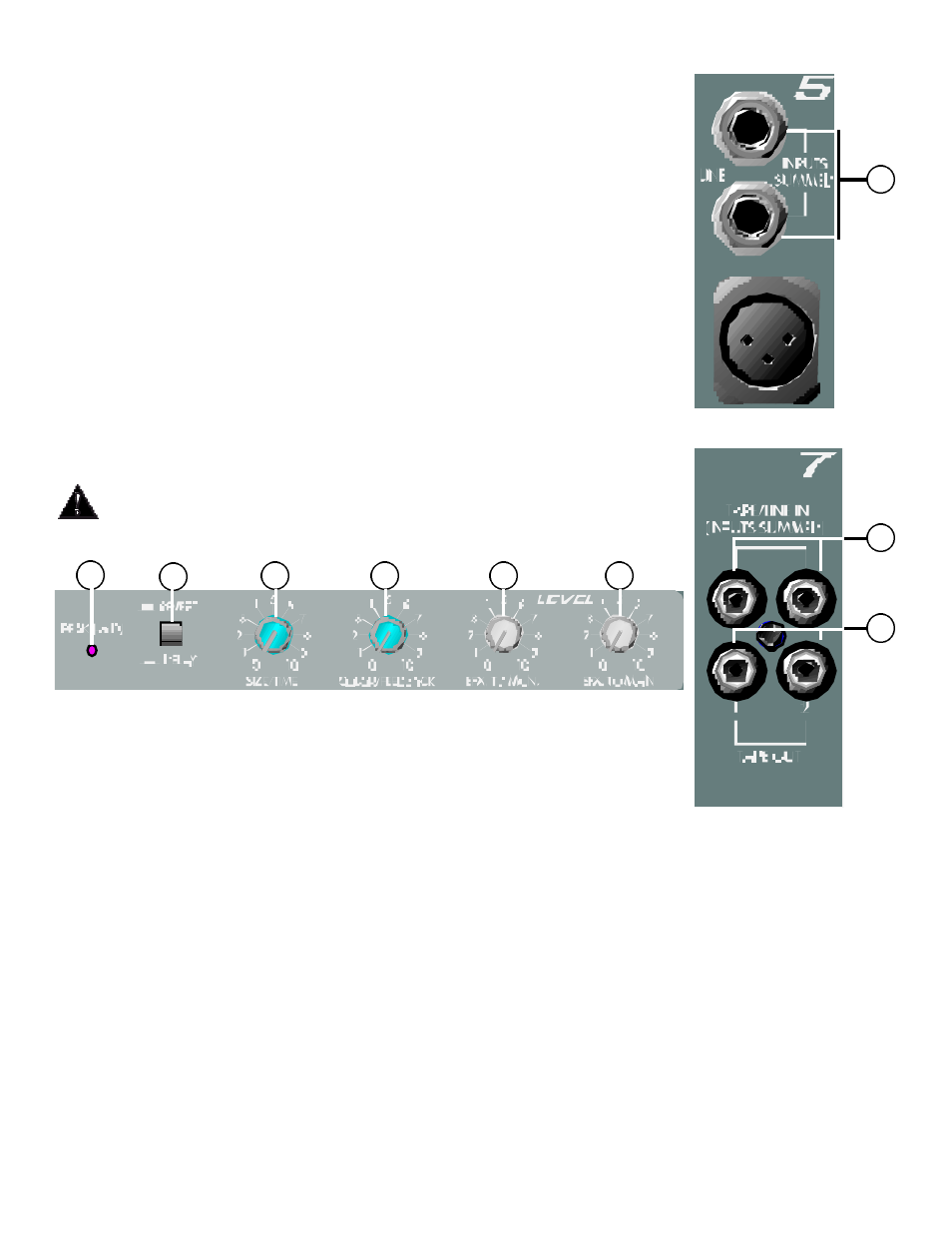 Channels 5-6 | Peavey XR 600F User Manual | Page 5 / 32