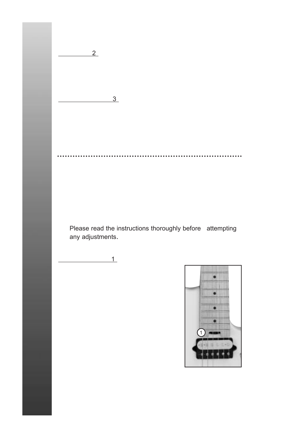 Djustments, Volume, Output jack | Torsion rod | Peavey EVH Wolfgang User Manual | Page 6 / 56