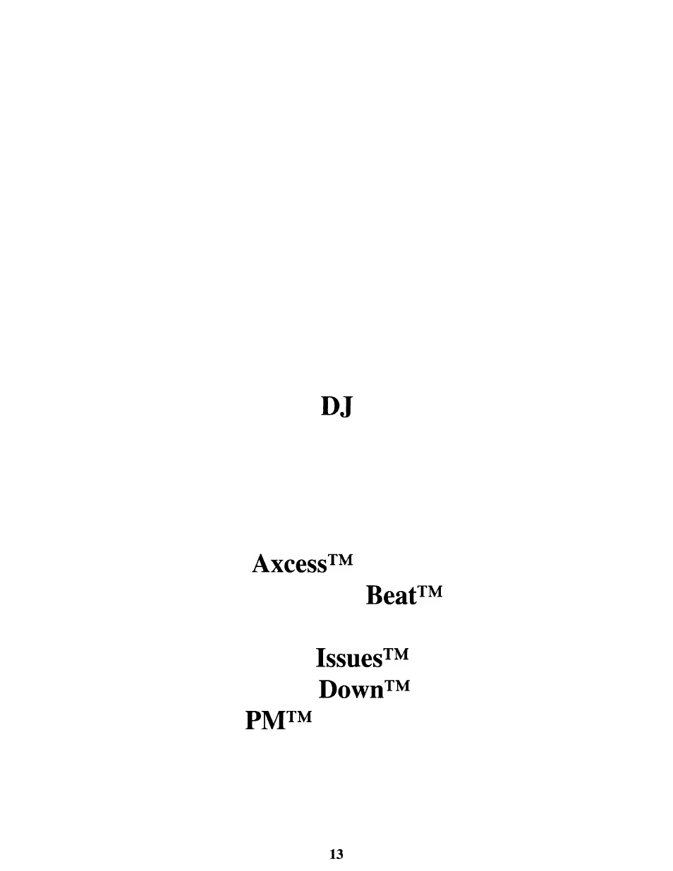 Peavey Express 112 S User Manual | Page 13 / 16