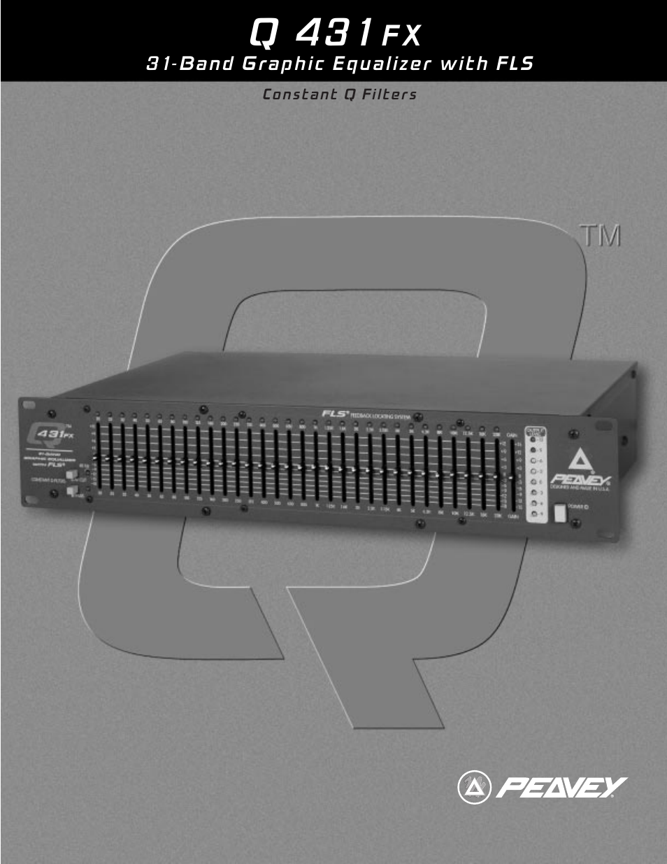 Peavey Q431FX User Manual | 20 pages