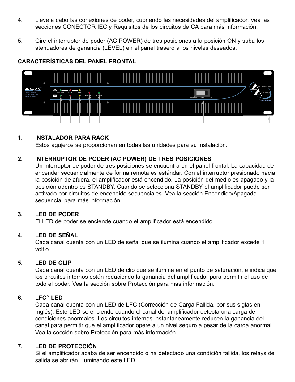 Peavey ICA 600 User Manual | Page 19 / 64