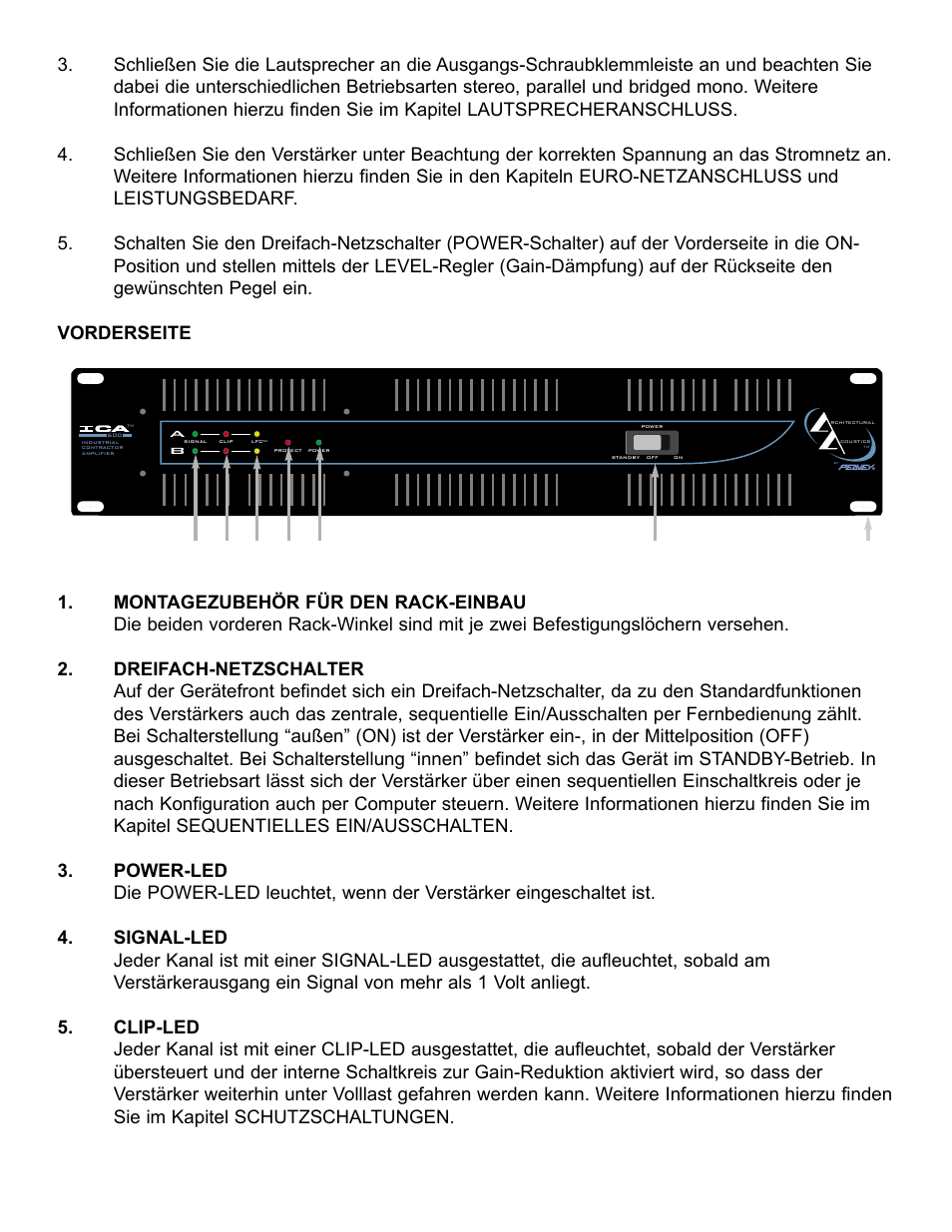 Peavey ICA 600 User Manual | Page 47 / 64