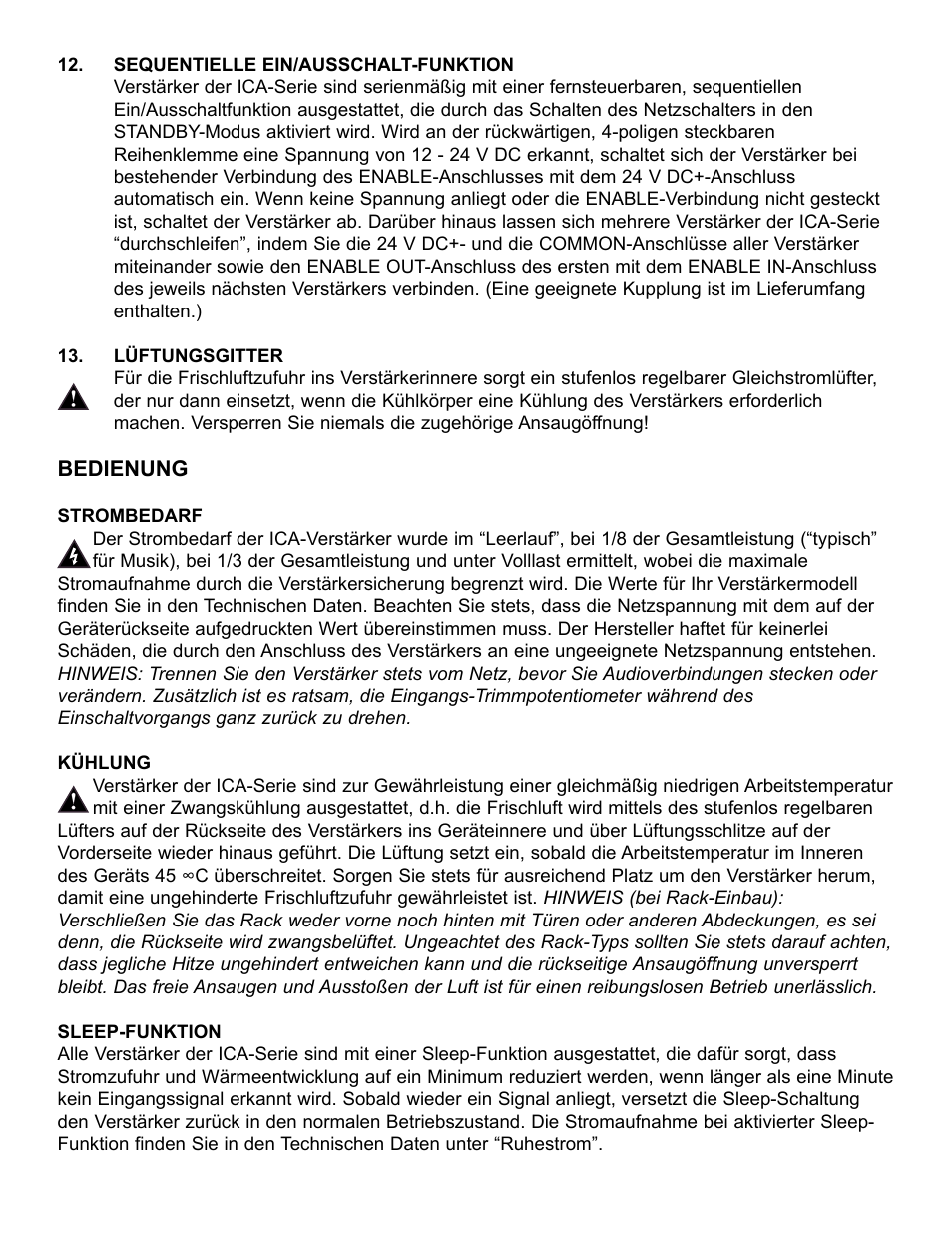 Peavey ICA 600 User Manual | Page 49 / 64