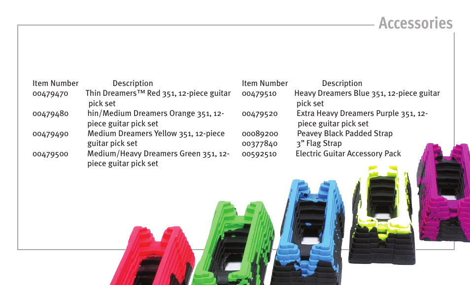 Accessories | Peavey humbucker model User Manual | Page 29 / 32