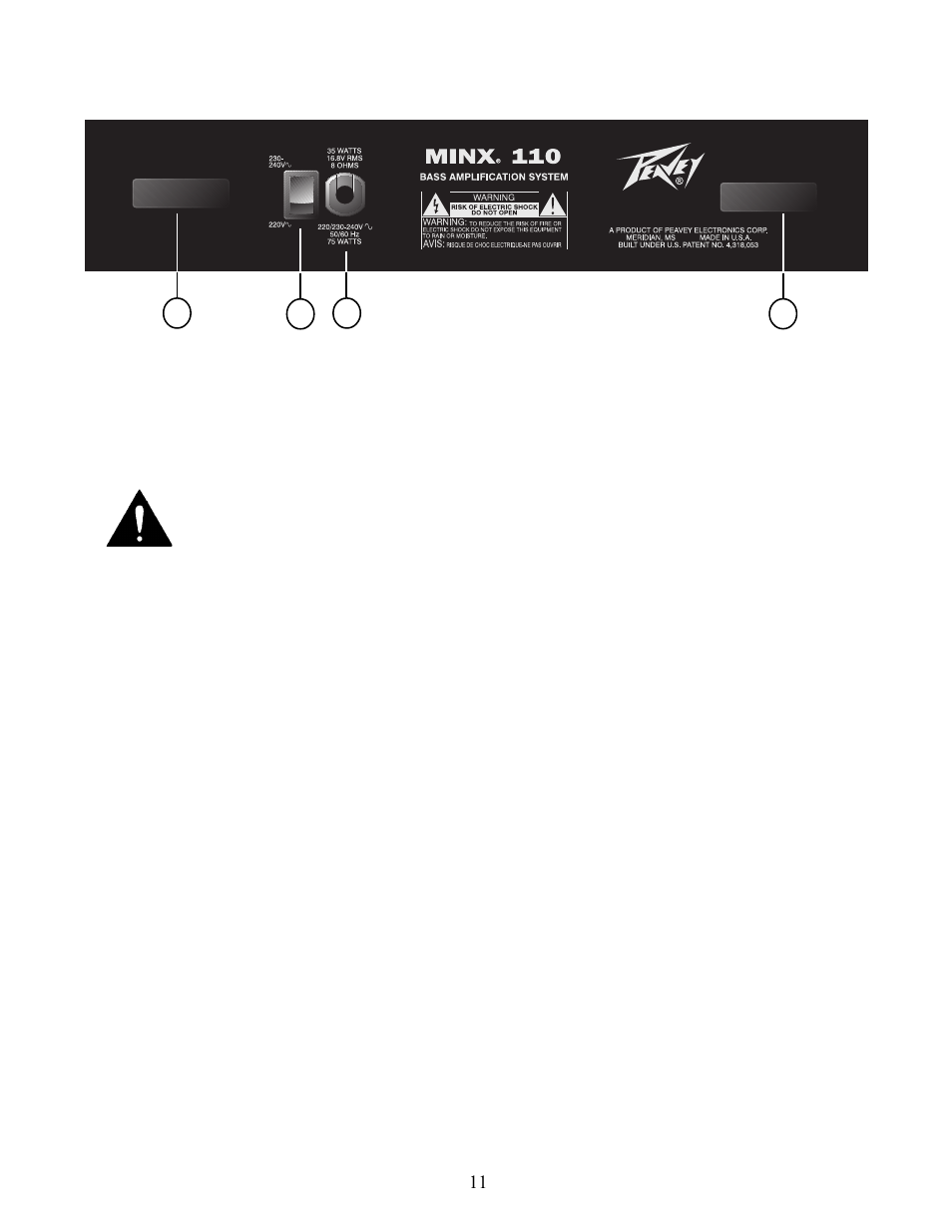 Peavey Minx 110 User Manual | Page 11 / 16