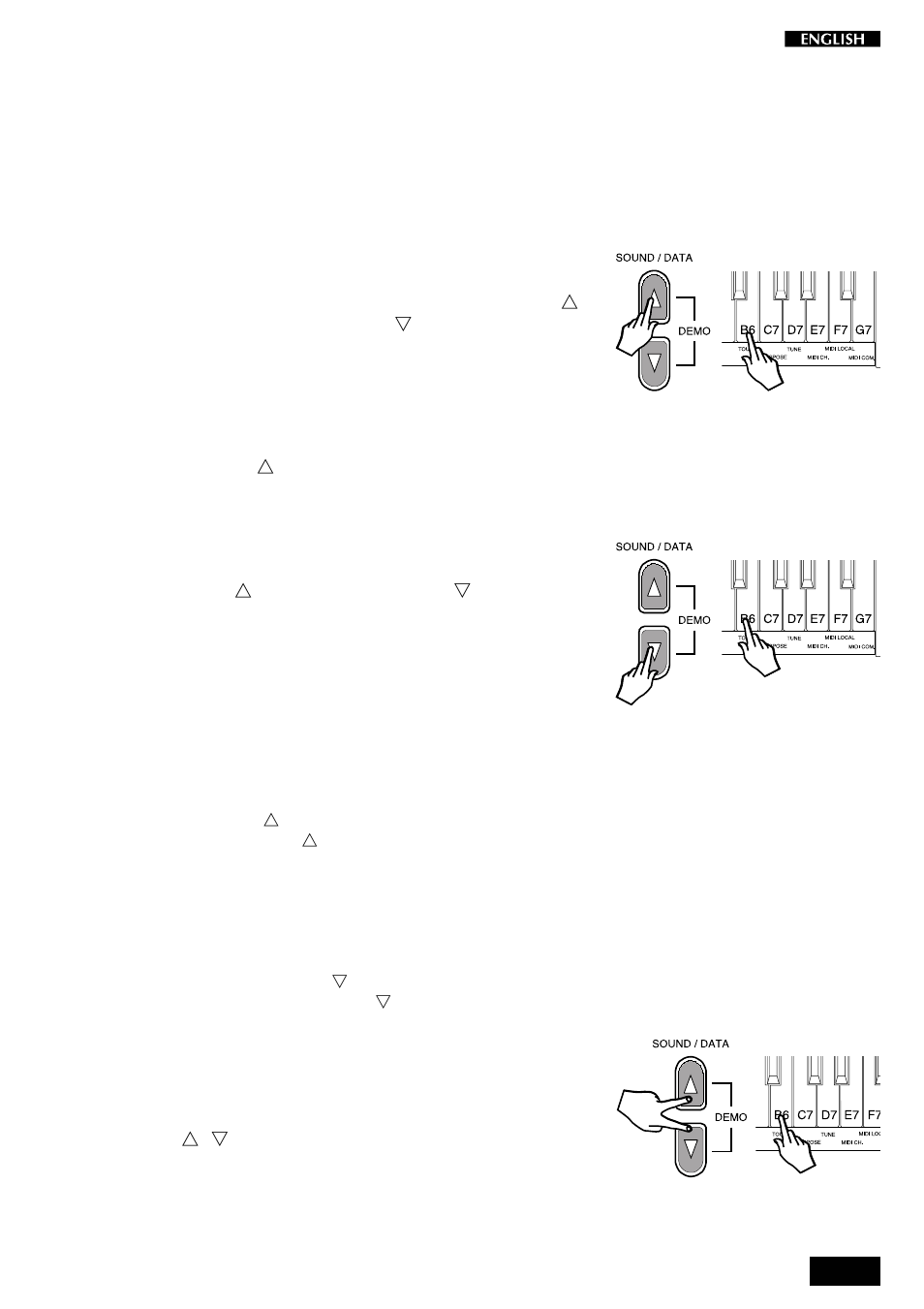 Touch sensitivity | Peavey pRP 6 User Manual | Page 11 / 34