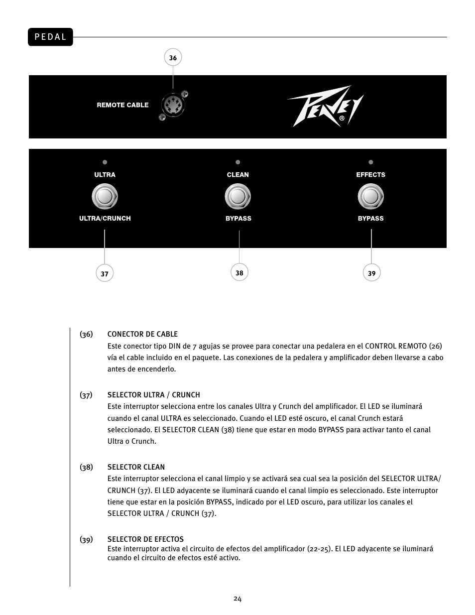 Peavey JSX 212 User Manual | Page 24 / 48