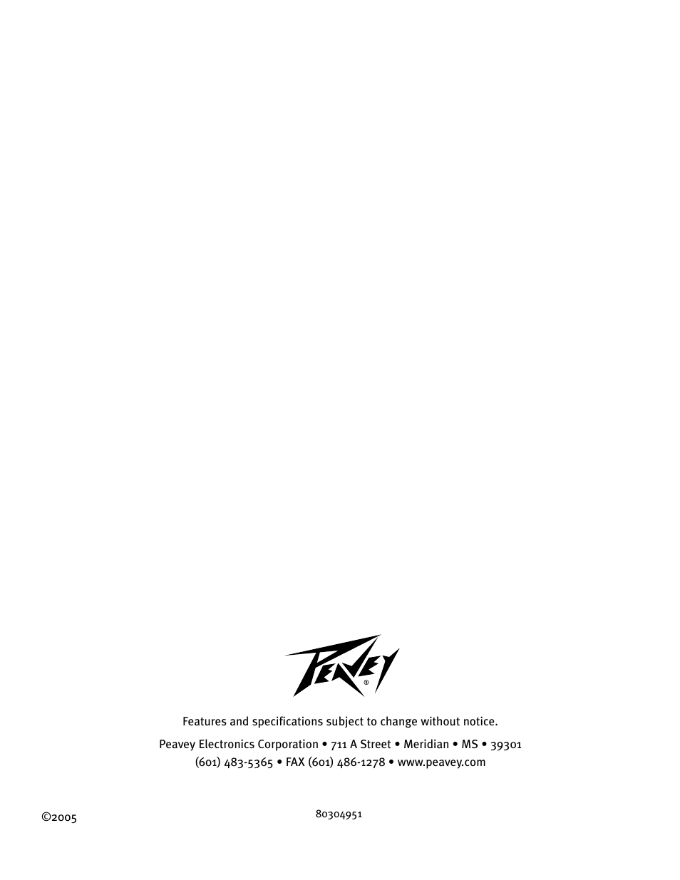 Peavey JSX 212 User Manual | Page 48 / 48