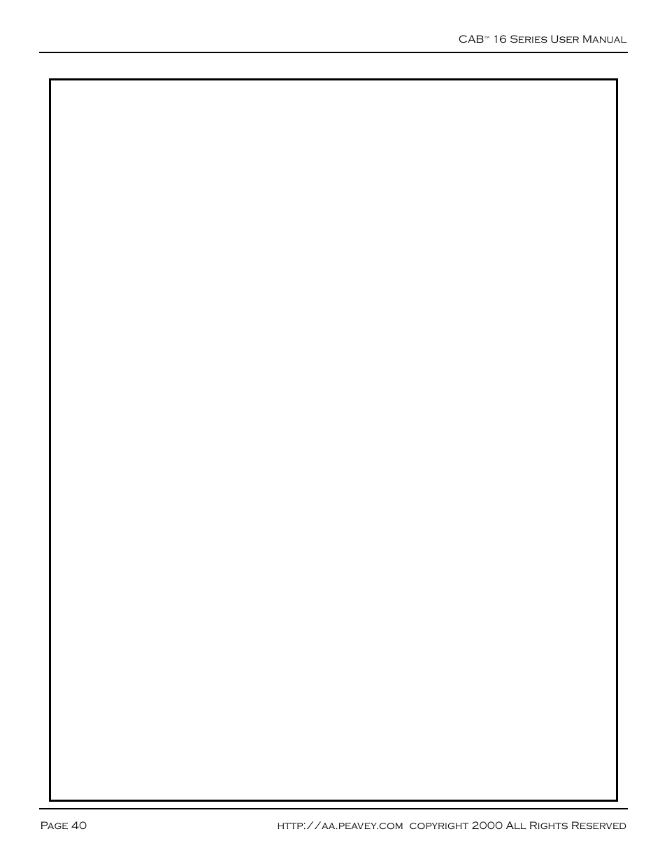 Warranty statement, Architectural acoustics, Peavey electronics corporation limited warranty | Peavey COBRANET AUDIO BRIDGE CAB 16D User Manual | Page 40 / 41