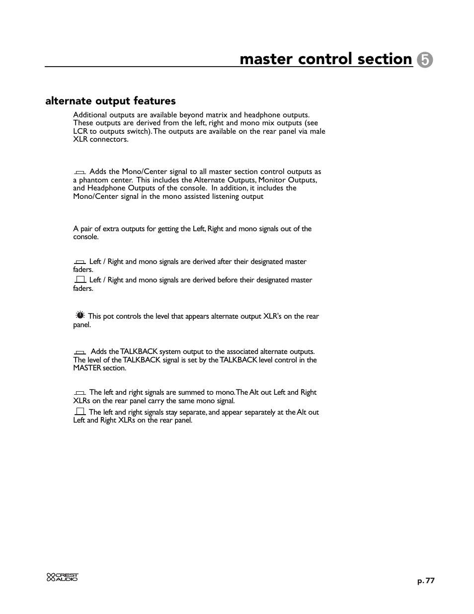Peavey X-VCA User Manual | Page 77 / 142
