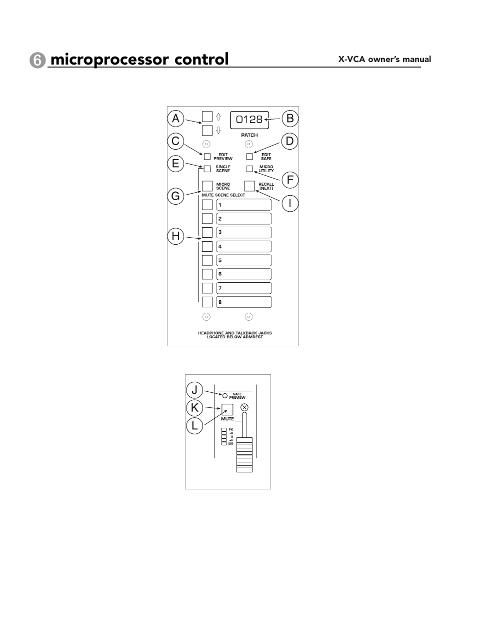 Microprocessor control | Peavey X-VCA User Manual | Page 90 / 142