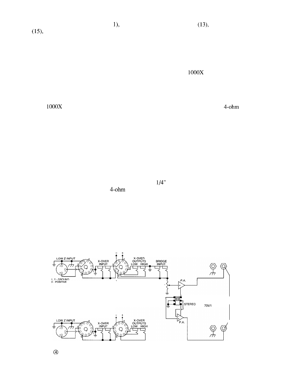 Peavey CS 1000X User Manual | Page 12 / 20