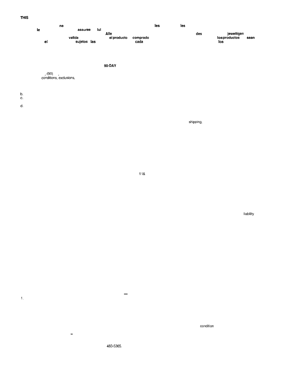 Peavey CS 1000X User Manual | Page 19 / 20