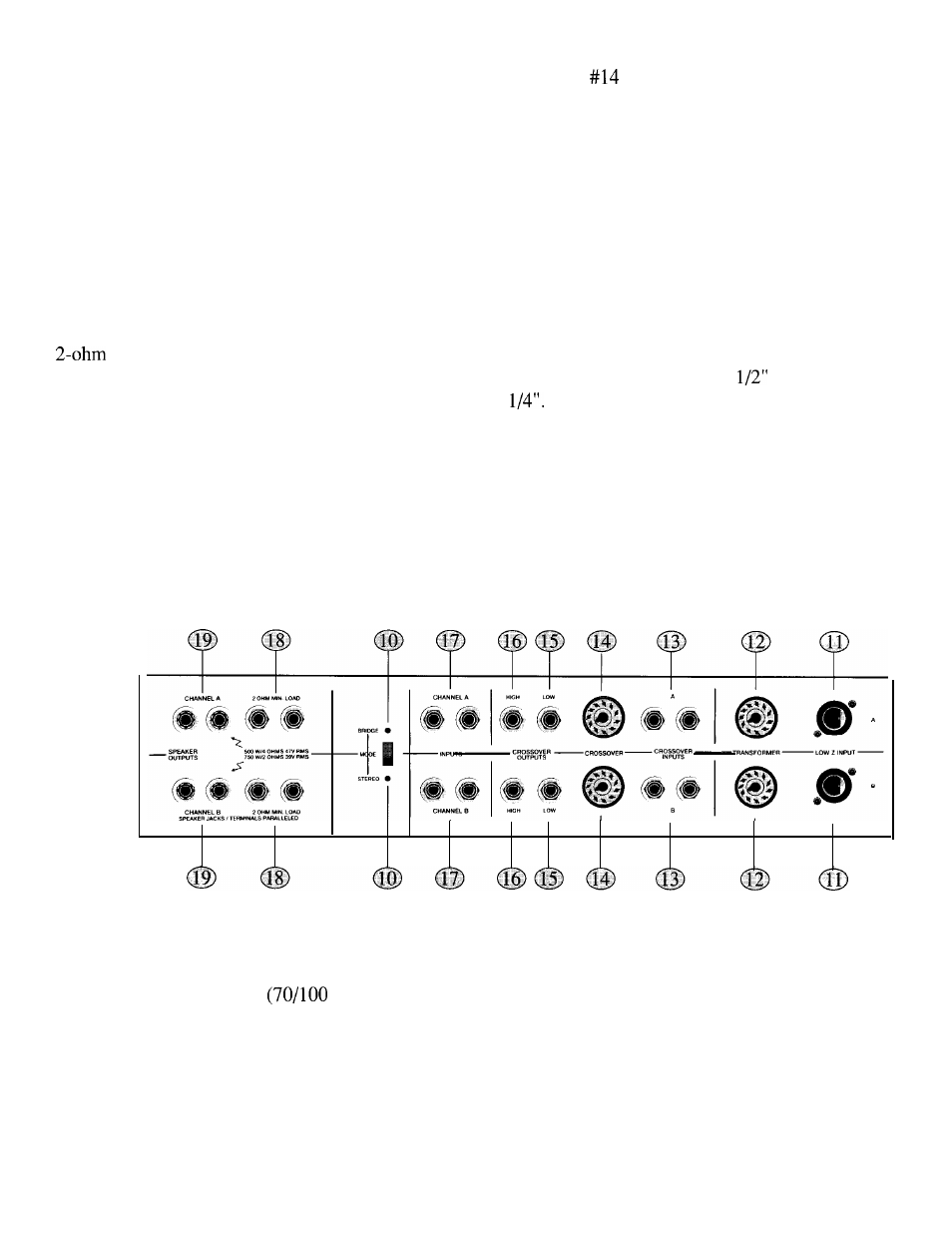 Peavey CS 1000X User Manual | Page 6 / 20