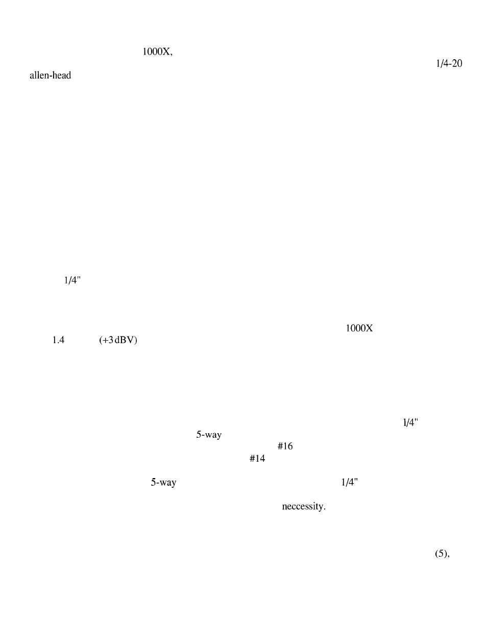 Peavey CS 1000X User Manual | Page 9 / 20