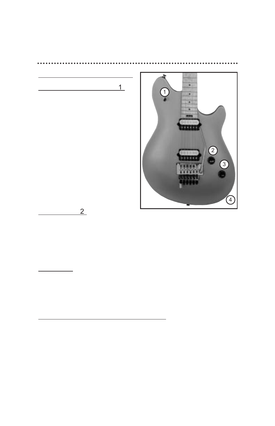 Controles, Interruptor selector de fonocaptores, Volumen | Tono (3), Enchufe hembra de salida (4) | Peavey Electronics User Manual | Page 18 / 60