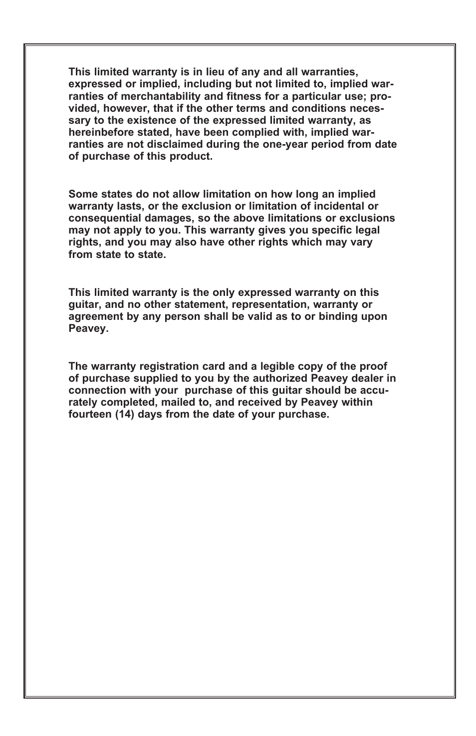 Peavey Electronics User Manual | Page 57 / 60