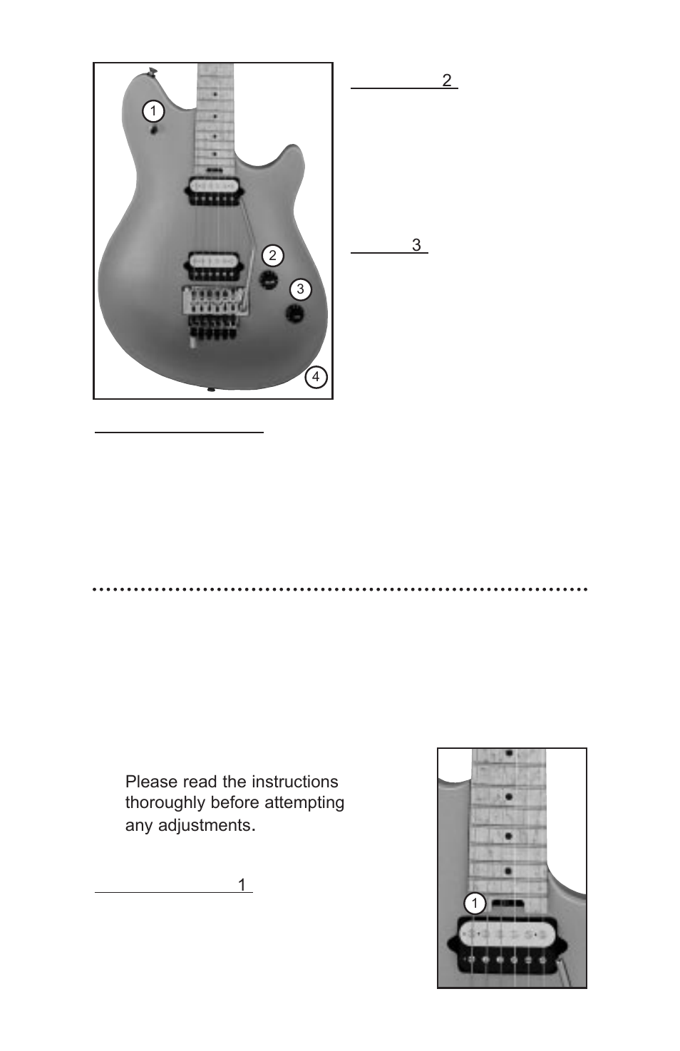 Djustments, Volume, Tone | Output jack (4), Torsion rod | Peavey Electronics User Manual | Page 6 / 60