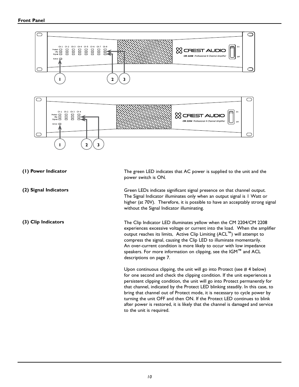 Peavey CM2204 User Manual | Page 10 / 64