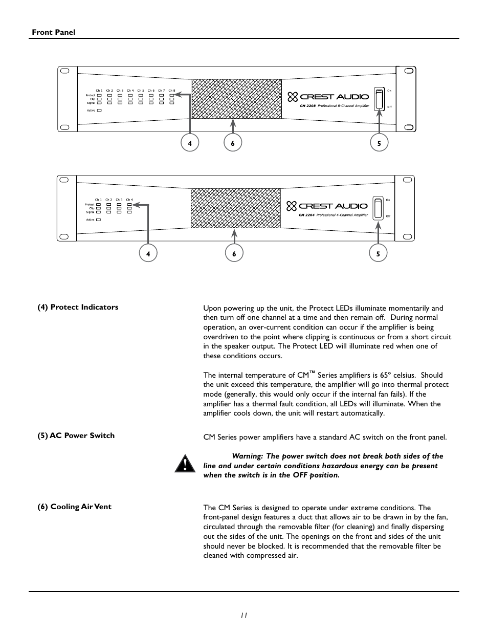 Peavey CM2204 User Manual | Page 11 / 64