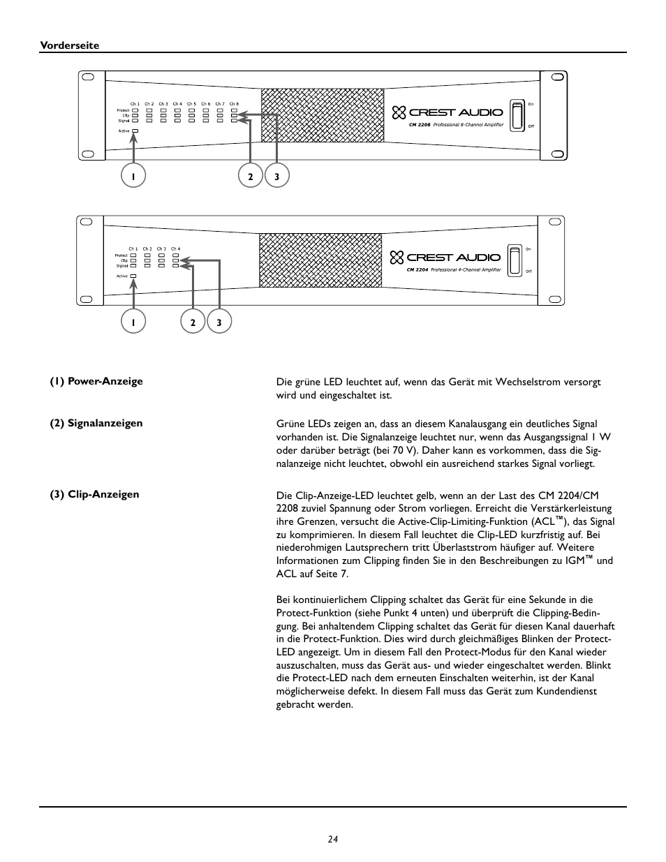 Peavey CM2204 User Manual | Page 24 / 64