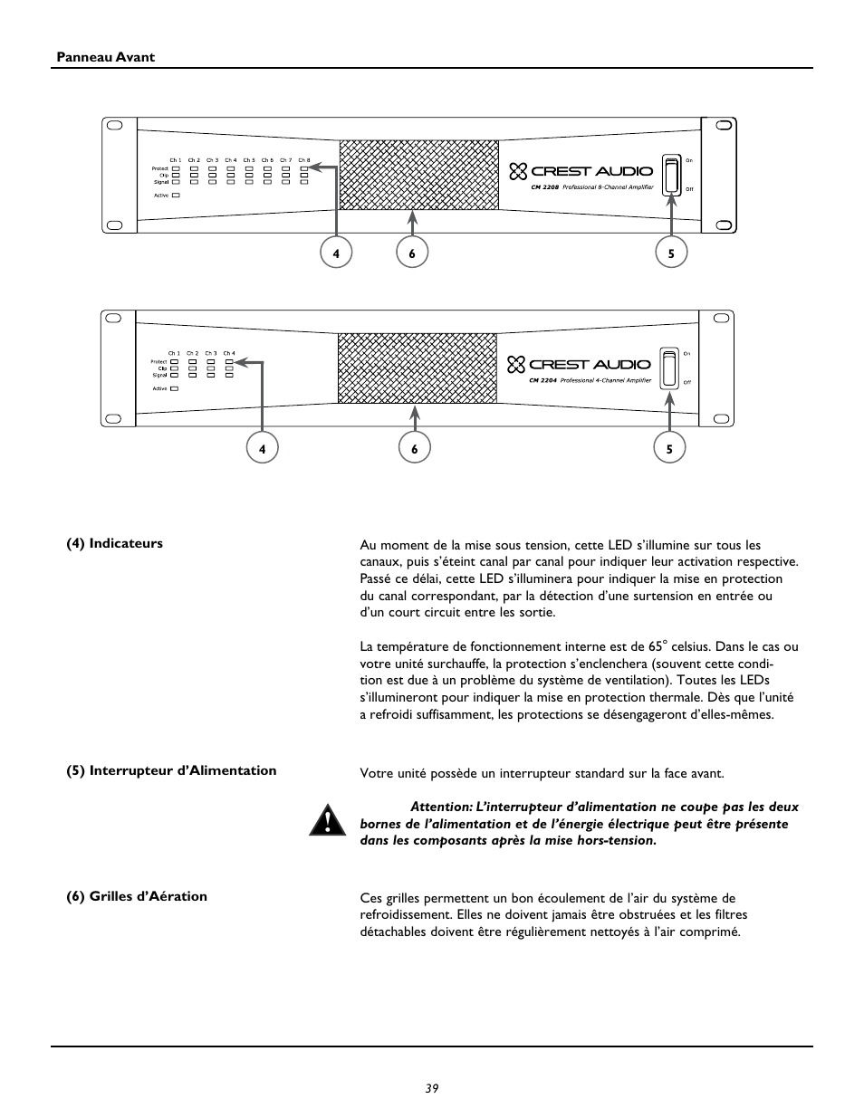 Peavey CM2204 User Manual | Page 39 / 64