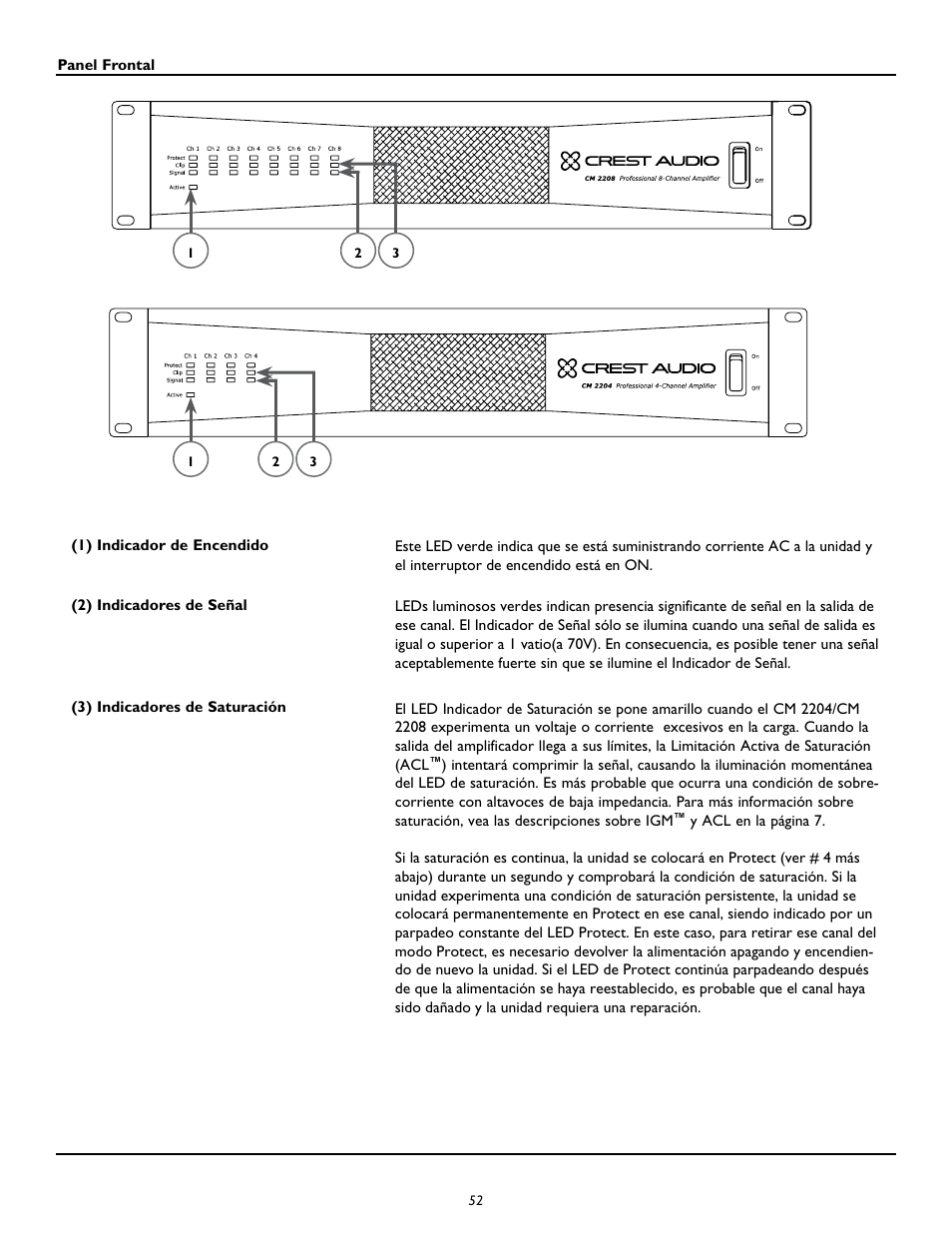 Peavey CM2204 User Manual | Page 52 / 64
