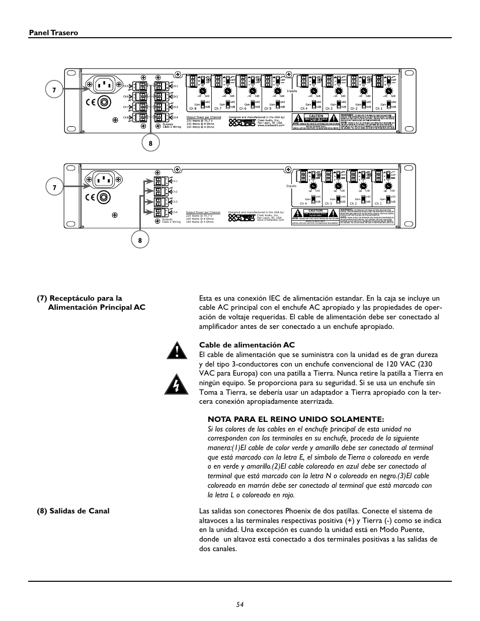 Peavey CM2204 User Manual | Page 54 / 64