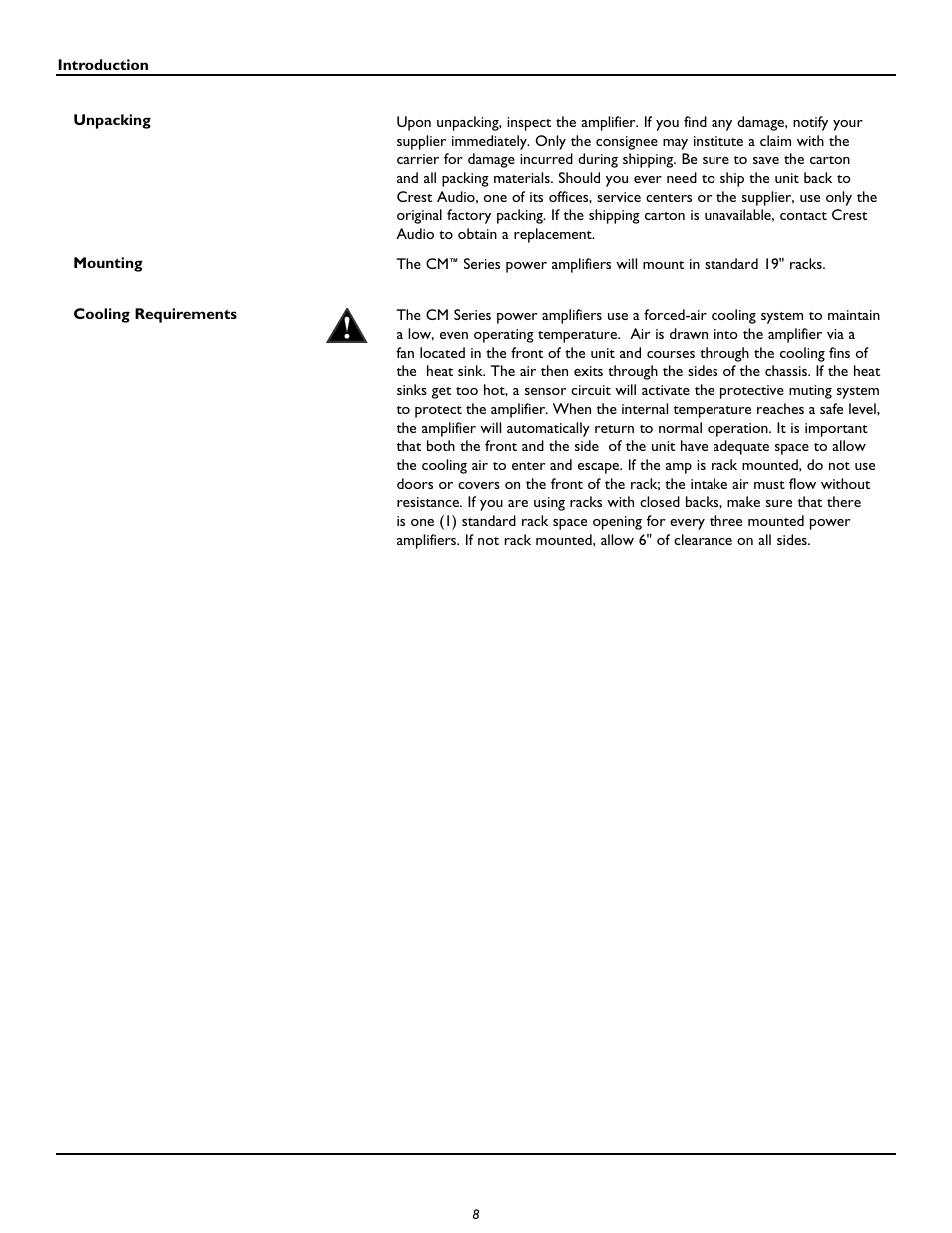 Peavey CM2204 User Manual | Page 8 / 64