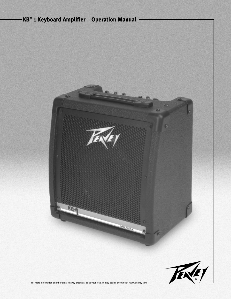 Peavey 0280305057 User Manual | 24 pages