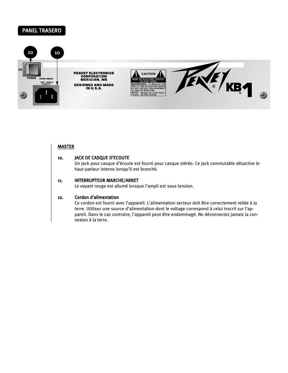 Peavey 0280305057 User Manual | Page 15 / 24