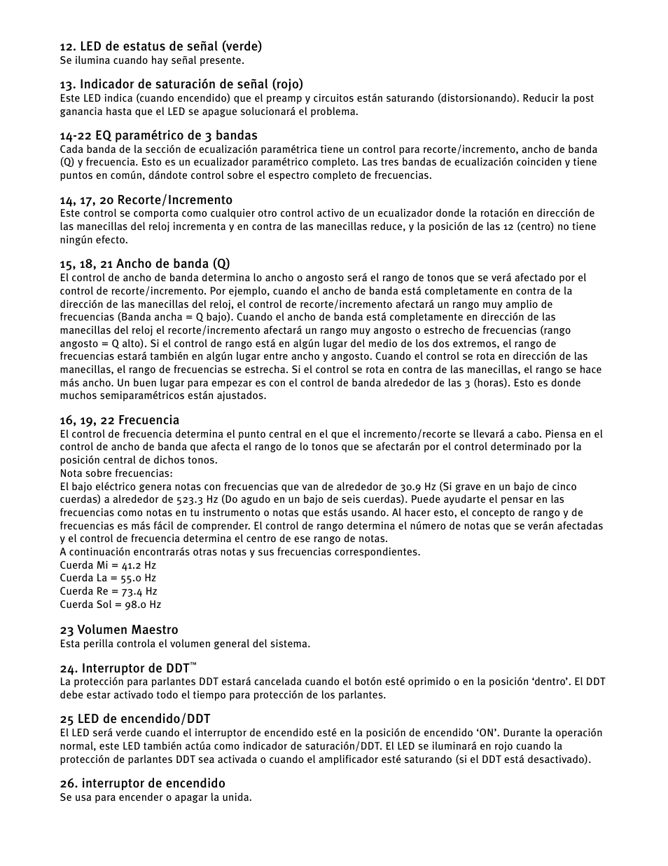 Peavey 500 User Manual | Page 15 / 32
