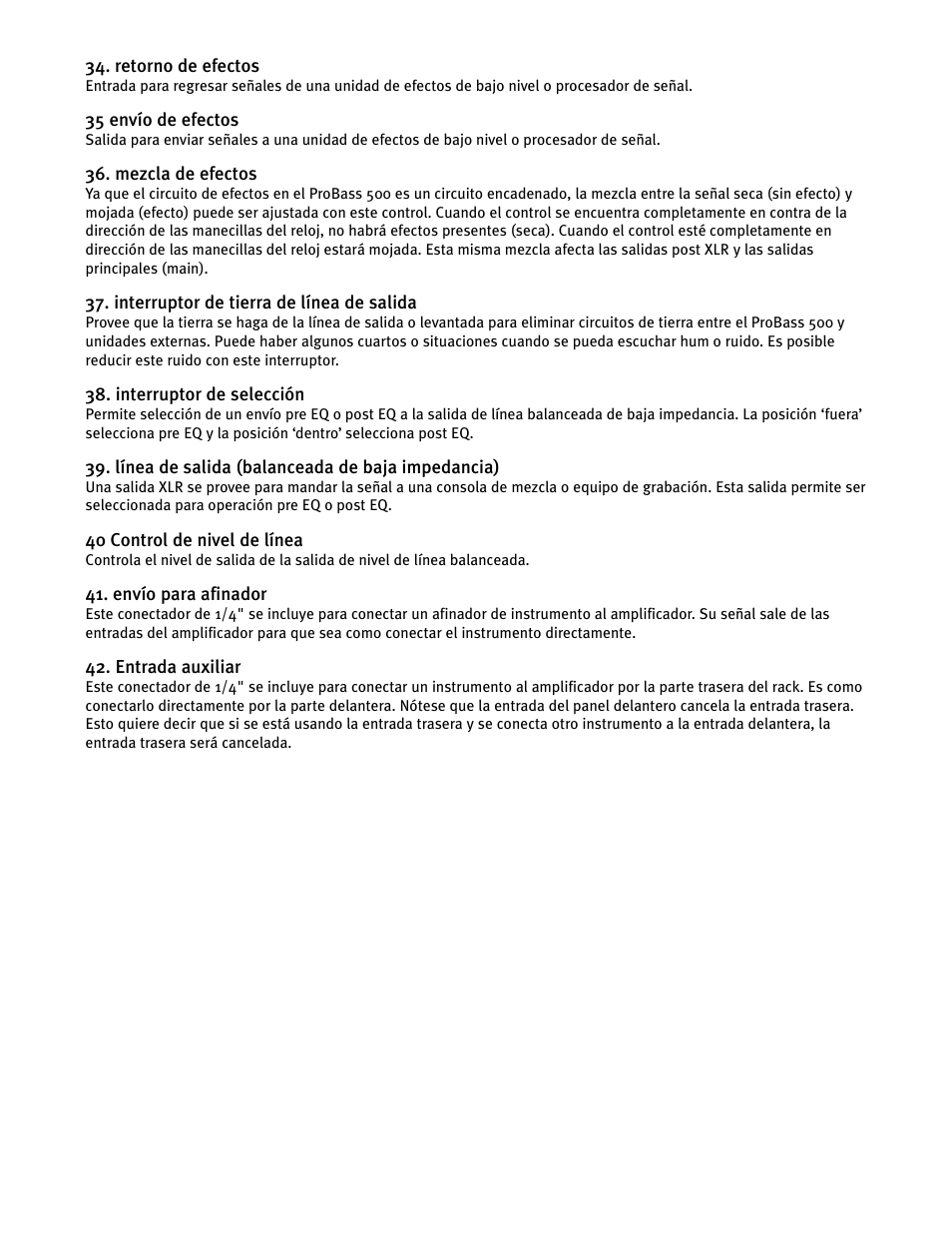 Peavey 500 User Manual | Page 17 / 32