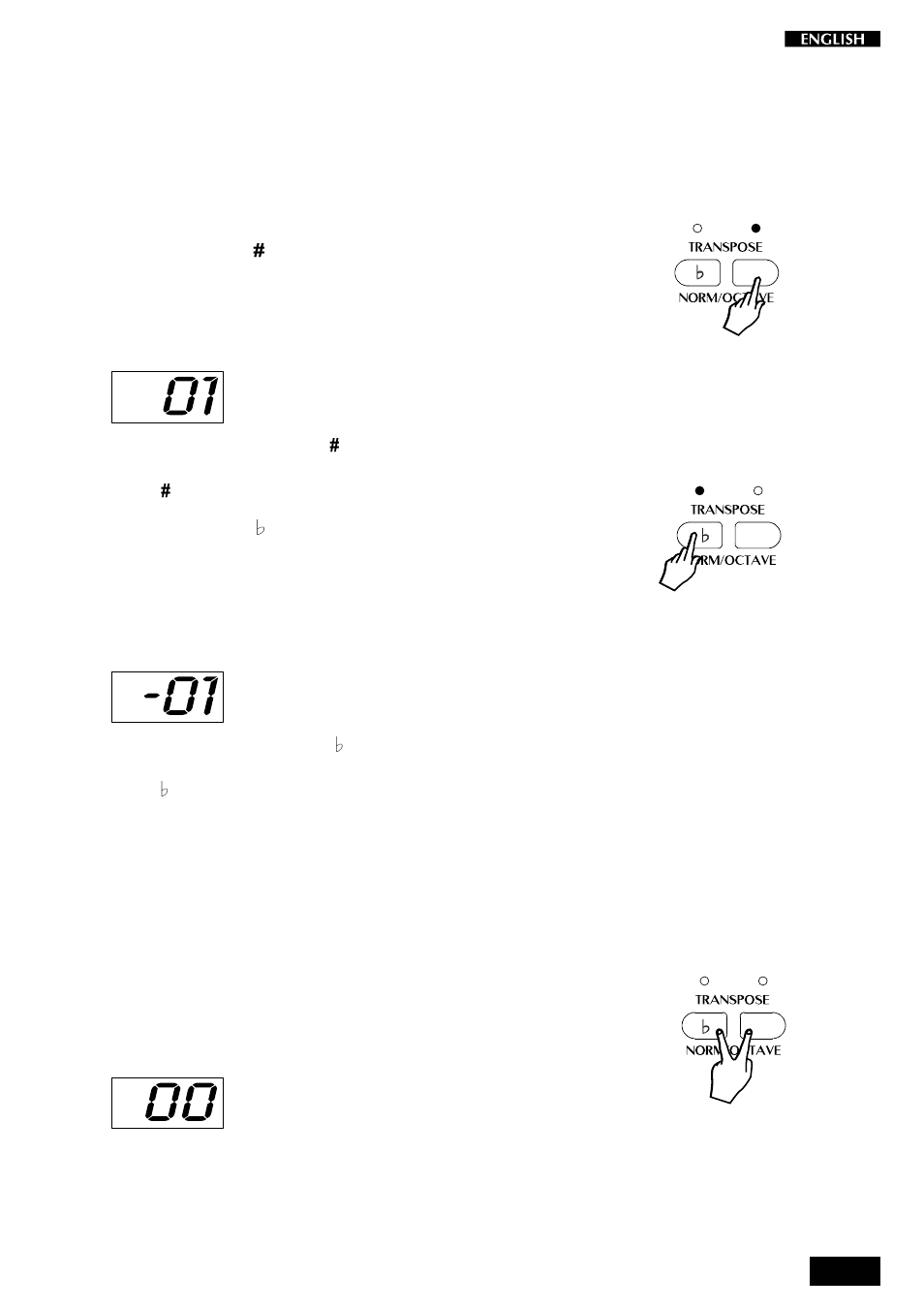 Transpose | Peavey pRP 7 User Manual | Page 17 / 44