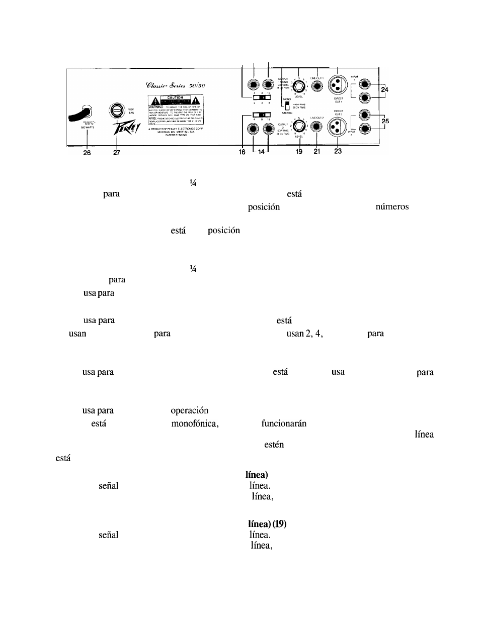 Peavey Classic 50/50 User Manual | Page 10 / 19