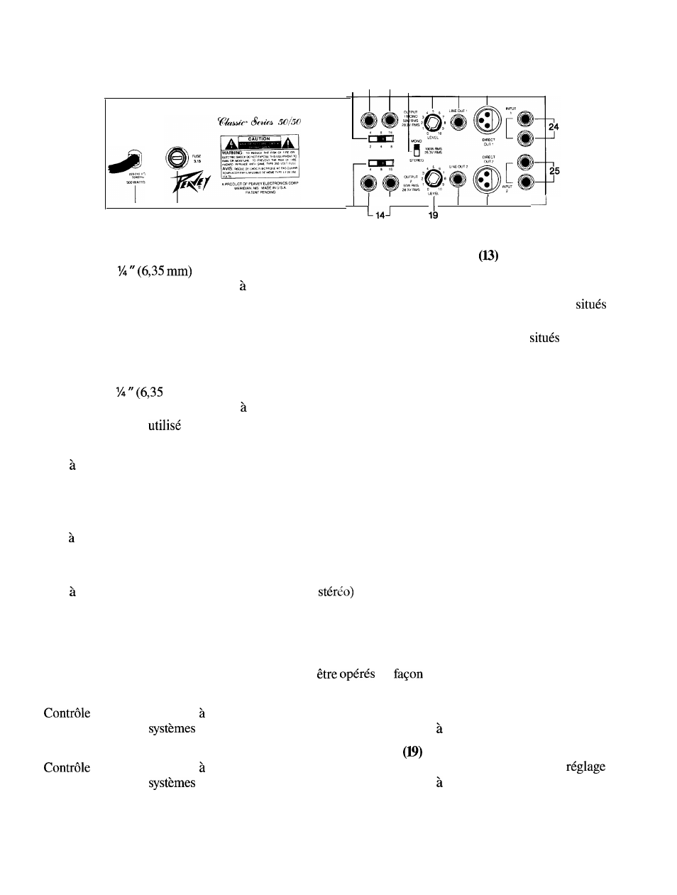 Peavey Classic 50/50 User Manual | Page 13 / 19