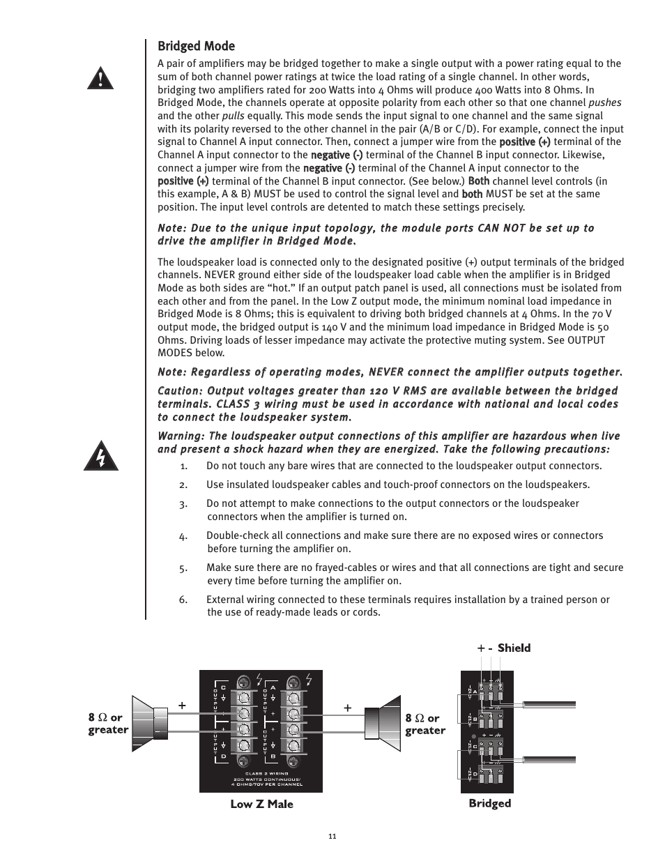 Peavey ICS 4200 User Manual | Page 11 / 56