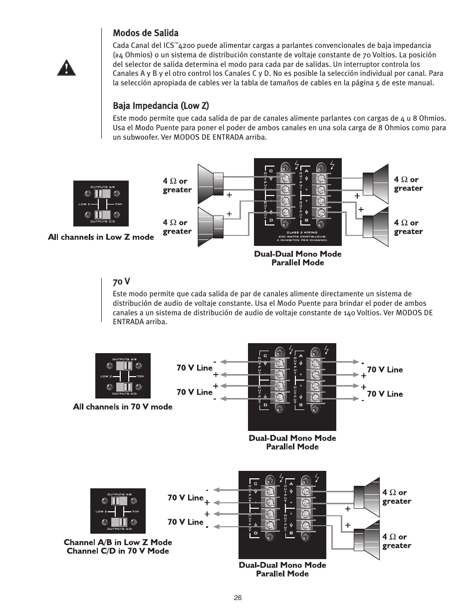Peavey ICS 4200 User Manual | Page 26 / 56
