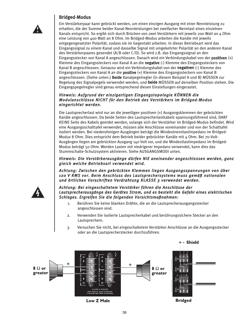 Peavey ICS 4200 User Manual | Page 38 / 56