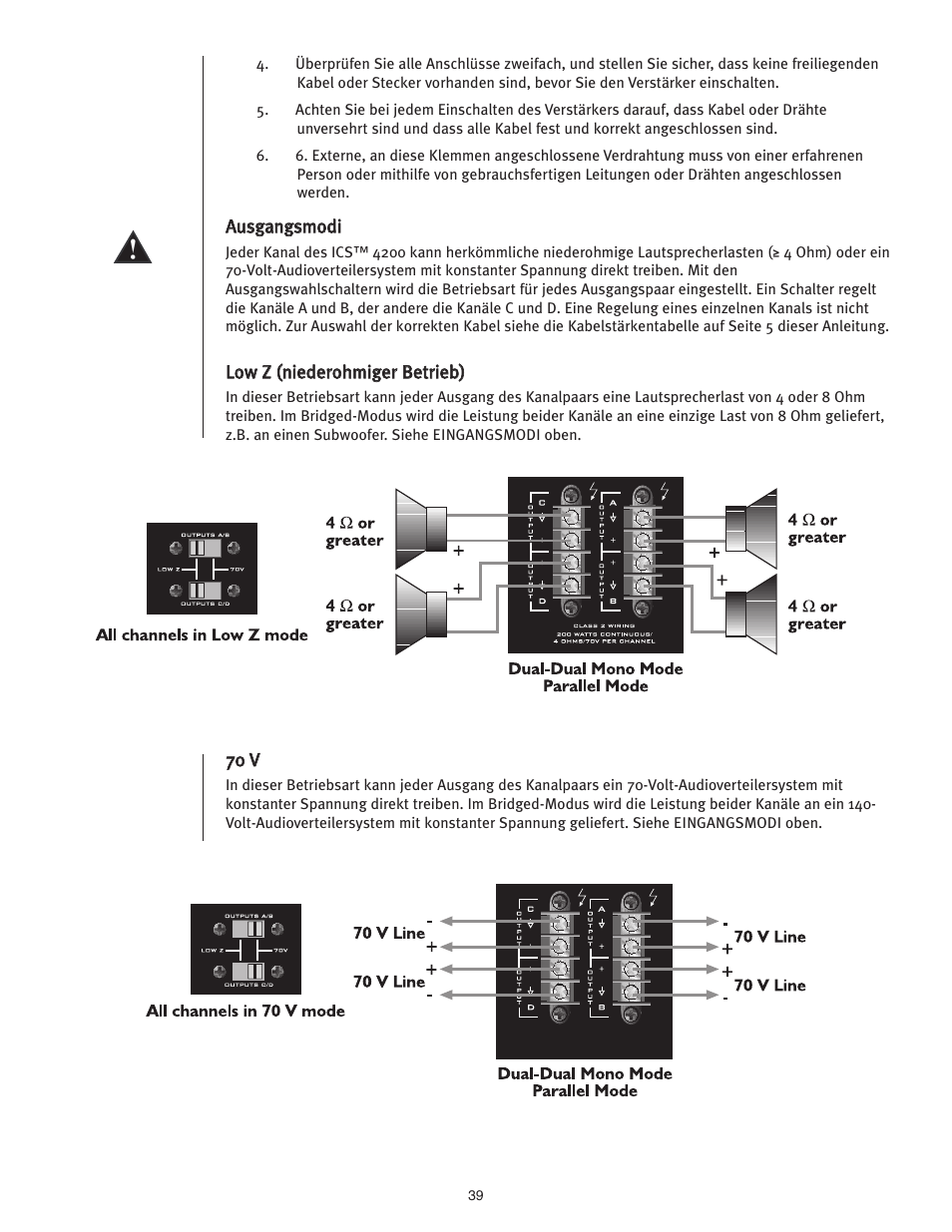 Peavey ICS 4200 User Manual | Page 39 / 56