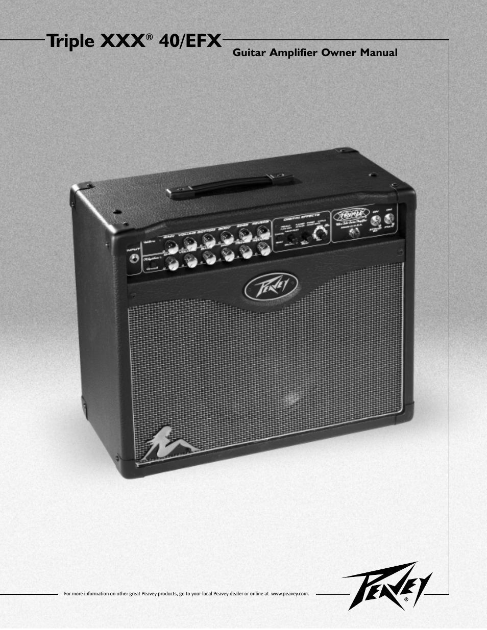 Peavey Triple 40/EFX User Manual | 44 pages